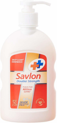 

Savlon Double Strength Handwash - 220ml ml with 185 ml pouch worth 45(220 ml, Pump Dispenser, Pack of 2)