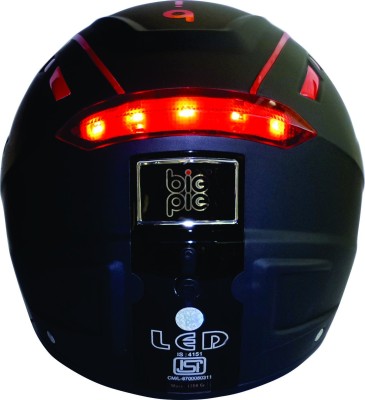 BIGPIE LED Motorbike Helmet(MATT GUN GREY)