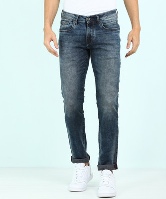 FLYING MACHINE Tapered Fit Men Blue Jeans FLYING MACHINE Tapered Fit Men Blue Jeans