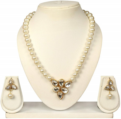 CATALYST Brass Brass White Jewellery Set(Pack of 1)