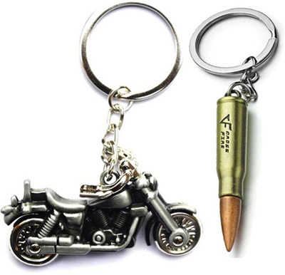 MGP FASHION BIG BULLET With BIKE KEYRING COMBO Key Chain