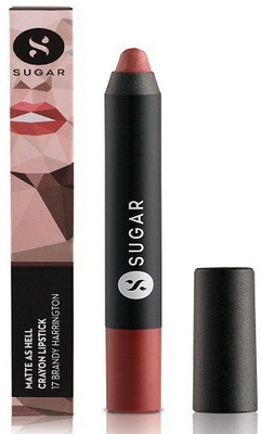 

Sugar Cosmetics Matte As Hell Crayon Lipstick(17 Brandy Harrington (Rusty Reddish Pink))