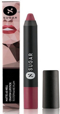 

Sugar Cosmetics Matte As Hell Crayon Lipstic(15 Stephanie Plum (Plum Mauve))