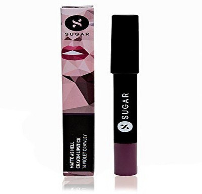 

Sugar Cosmetics Matte As Hell Crayon Lipstick(14 Violet Crawley (Smokey Violet))