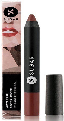 

Sugar Cosmetics Matte As Hell Crayon Lipstick(16 Claire Underwood (Burnt Orange))