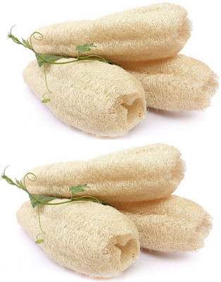 BuyandCheers Loofah(Pack of 6, Beige)