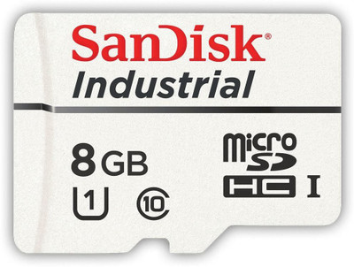 

SanDisk Industrial MLC MicroSD SDHC 8 GB SD Card Class 10 100 MB/s Memory Card