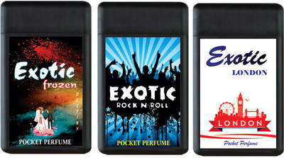 

Exotic FROZEN , ROCK N ROLL AND LONDON LONG LASTING POCKET PERFUMES Perfume - 60 ml(For Men & Women)