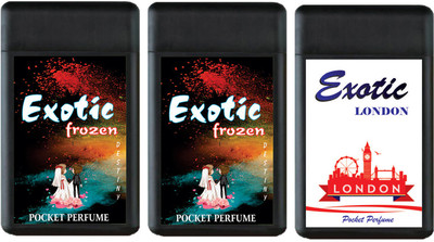 

Exotic FROZEN , FROZEN AND LONDON LONG LASTING POCKET PERFUMES Perfume - 60 ml(For Men & Women)