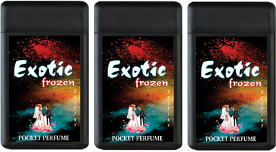 

Exotic FROZEN 3 PACK LONG LASTING POCKET PERFUMES Perfume - 60 ml(For Men & Women)