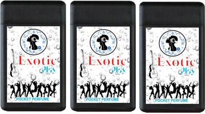 

Exotic PLAY 3 PACK LONG LASTING POCKET PERFUMES Perfume - 60 ml(For Men & Women)