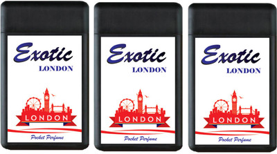 

Exotic LONDON 3 PACK LONG LASTING POCKET PERFUMES Perfume - 60 ml(For Men & Women)