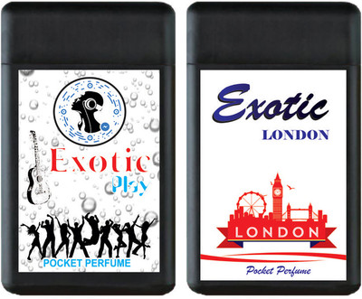 

Exotic PLAY AND LONDON LONG LASTING POCKET PERFUMES Perfume - 40 ml(For Men & Women)