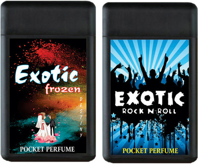 

Exotic FROZEN AND ROACK N ROLL LONG LASTING POCKET PERFUMES Perfume - 40 ml(For Men & Women)