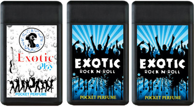 

Exotic PLAY , ROCK N ROLL AND ROCK N ROLL LONG LASTING POCKET PERFUMES Perfume - 60 ml(For Men & Women)