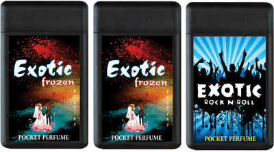 

Exotic FROZEN , FROZEN AND ROCK N ROLL LONG LASTING POCKET PERFUMES Perfume - 60 ml(For Men & Women)
