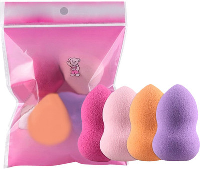 

Futaba Gourd Shaped Makeup Foundation Blending Sponge-4Pcs