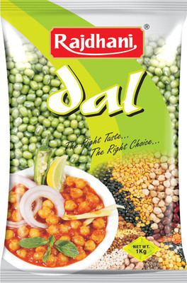 Rajdhani Green Moong Dal (Whole)(1 kg)