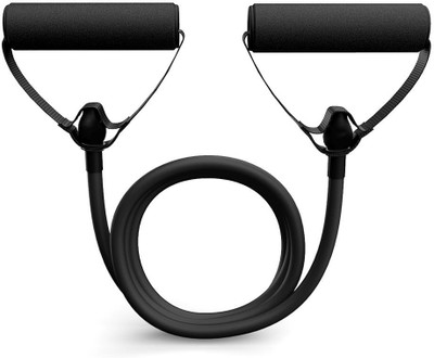 lets play Resistance Bands, Toning Tubes with Foam Handles, Pilates Strength Training Resistance Tube(Black)