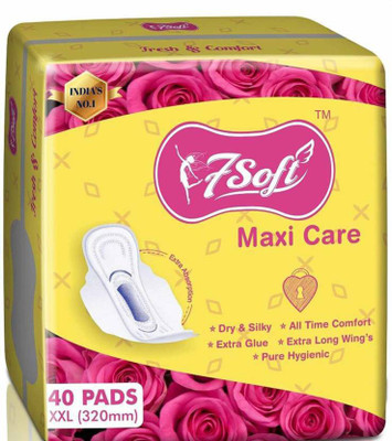 

7 Soft maxi care 40 pad xxl Sanitary Pad(Pack of 40)