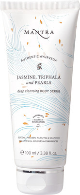 

Mantra Jasmine, Triphala And Pearls Deep Cleansing Body Scrub (100 gm)) Scrub(100 g)