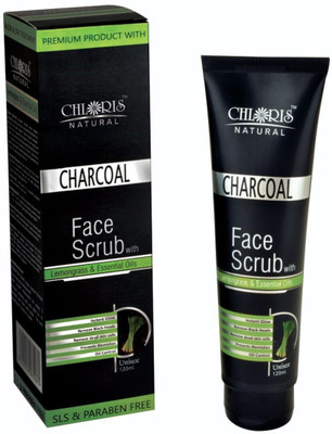 

Chloris Natural Charcoal Face Scrub SLS & Paraben Free 120ml Scrub(120 ml)