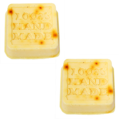 

Shreem Goat milk & turmeric Light yellow Handmade Unisex All skin types Body soap(80 g, Pack of 2)