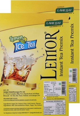 Lemor Lemon Instant Premix Ice Tea Pack of 2 Lemon Iced Tea Pouch(2 x 500 g)