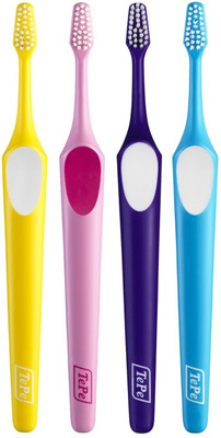

TePe Supreme Toothbrush in Blister Pack of 4 Extra Soft Toothbrush(Pack of 4)