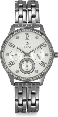 Titan 95040SM01J Analog Watch For Women Titan Wrist Watches