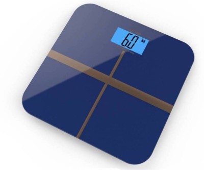 ZIORK SF180 Personal Body Weight Machine Digital glass Weighing Scale(Blue) at flipkart