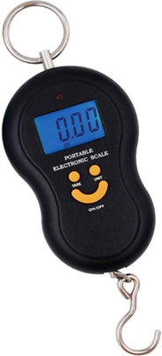 

ZURU BUNCH Smiley Digital Kitchen Weighing Scale, Luggage Hanging Weight Scale, Capacity 50kg (Multi Color) Weighing Scale(Black)