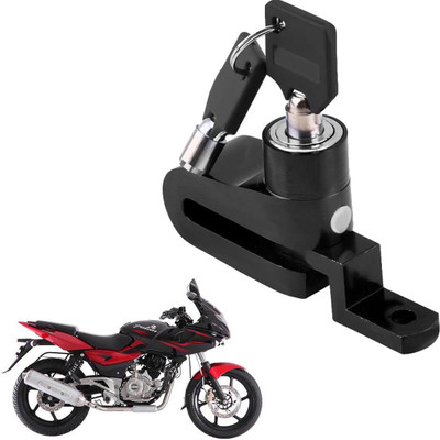 Pious DBL776Pulsar 200 NS DTS-i Motorcycle Lock Security Anti Theft Bicycle Motorbike Disc Brake Lock Theft Protection DISC_BRAK_LCK_ST1_ASRTD_6807 Disc Lock, U Lock(Black)