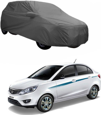 ANLOPE Car Cover For Tata Zest (With Mirror Pockets)(Grey)