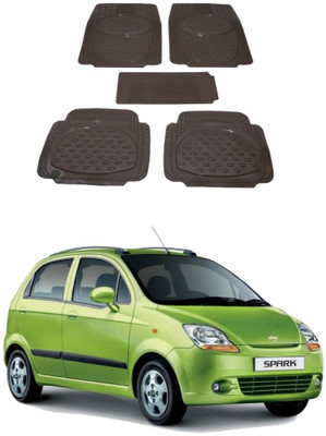 Autoxygen Rubber Standard Mat For  Chevrolet Spark(Beige)