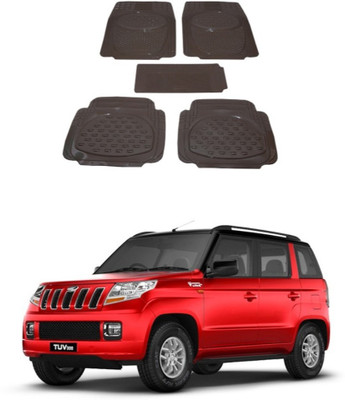Autoxygen Rubber Standard Mat For  Mahindra TUV 300(Beige)