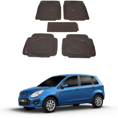 Autoxygen Rubber Standard Mat For  Ford Figo(Beige)