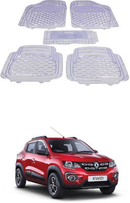 Autoxygen Rubber Standard Mat For  Renault Kwid(White)