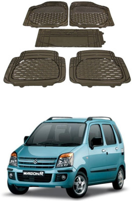 Autoxygen Rubber Standard Mat For  Maruti Suzuki WagonR(Brown)