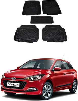 Autoxygen Rubber Standard Mat For  Hyundai i20(Black)