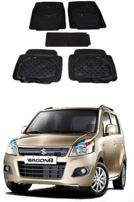 Autoxygen Rubber Standard Mat For  Maruti Suzuki WagonR(Black)