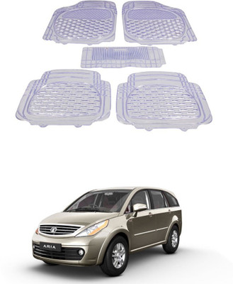 Autoxygen Rubber Standard Mat For  Tata Aria(White)