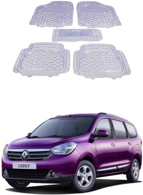 Autoxygen Rubber Standard Mat For  Renault Lodgy(White)