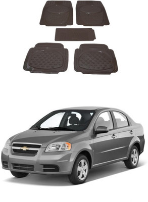 Autoxygen Rubber Standard Mat For  Chevrolet Aveo(Beige)