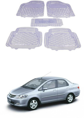 Autoxygen Rubber Standard Mat For  Honda City(White)