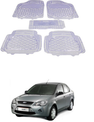 Autoxygen Rubber Standard Mat For  Ford Ikon(White)
