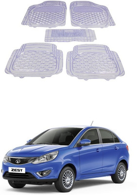 Autoxygen Rubber Standard Mat For  Tata Zest(White)