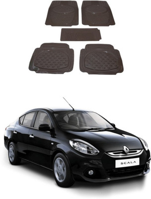 Autoxygen Rubber Standard Mat For  Renault Scala(Beige)