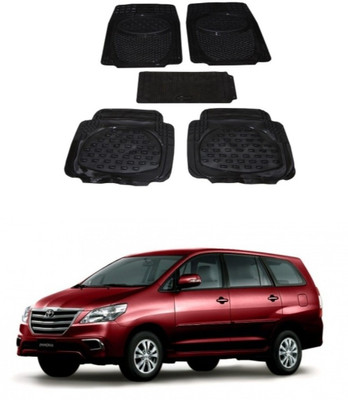 Autoxygen Rubber Standard Mat For  Toyota Innova(Black)