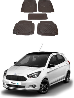Autoxygen Rubber Standard Mat For  Ford Figo(Beige)